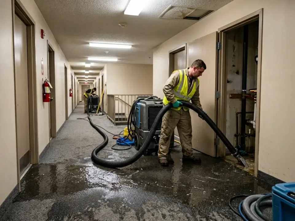 multi-unit-apartment-hallway-f-005 — frequently asked questions, Emergency Burst Pipe Water Extraction & Removal in Suncoast…